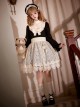 Twilight Choir Series Classic Lolita Sweet Retro Doll Sense Slightly Transparent Lace Apron