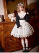 Twilight Choir Series Classic Lolita Sweet Retro Doll Sense Slightly Transparent Lace Apron