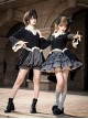 Eternal Night Banquet Series Gothic Lolita Tuxedo Ouji Fashion Puff Sleeves Versatile Elegant Suit Coat