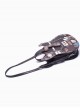 Cool Contrasting Design Unique Guitar Shape Punk Metal Rivet Chain Decoration Kawaii Fashion Bag