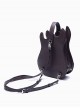 Cool Contrasting Design Unique Guitar Shape Punk Metal Rivet Chain Decoration Kawaii Fashion Bag