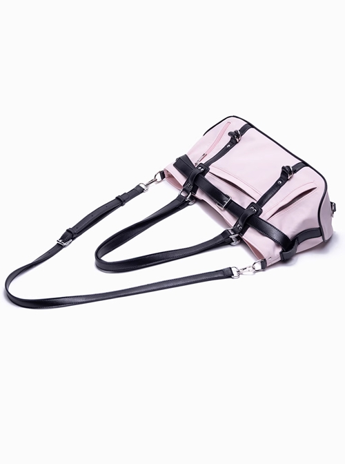 Sweet Cool Style Nylon Cloth Large Capacity Color Matching Design Kawaii Fashion Casual Shoulder Crossbody Bag