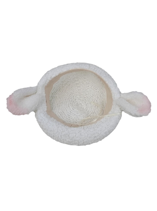 Handmade Fall Winter Daily Kawaii Cute Soft Lambswool Sweet Lolita Lamb Ear Beret