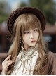 Lord Of Mysteries Fors Series Brown Steampunk Feather Gear Elements British Classic Mesh Bowler Hat