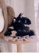 Ballet Series Gorgeous Palace Style Chiffon Lace Sweet Lolita Hairpin Cute Cake Hat