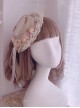 Love Poems Series Vintage Edward Pink 3D Rose Classic Lolita Elegant Small Flat Cap