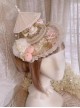 Night Tour Series Gorgeous Rococo Era Dreamy Sweet Lolita Animals Pearl Ruffles Lace Carousel Top Hat