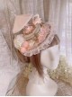 Night Tour Series Gorgeous Rococo Era Dreamy Sweet Lolita Animals Pearl Ruffles Lace Carousel Top Hat