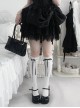 Gentle Ballet Style Sweet Lolita Lace Ruffles Ribbon Bowknot Daily Cotton Soft Calf Socks