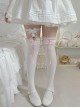 Gentle Ballet Style Japanese Style Sweet Lolita Soft Lace Ruff Ribbon Bowknot Cotton Knee High Socks