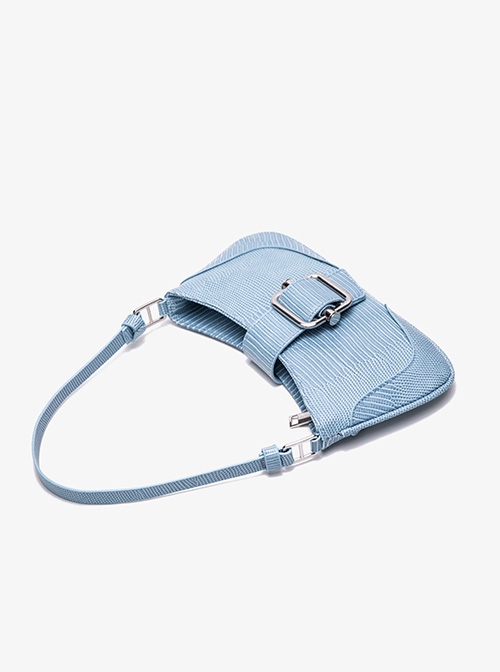 Retro Minimalist Style Unique PU Texture High Grade Metal Lock Kawaii Fashion Shoulder Crossbody Bag