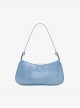 Retro Minimalist Style Unique PU Texture High Grade Metal Lock Kawaii Fashion Shoulder Crossbody Bag