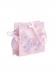 Sweet Pink Contrasting Color Unique Tie-Dyed Tassel Butterfly Large Capacity Kawaii Fashion Crossbody Bag