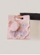 Sweet Pink Contrasting Color Unique Tie-Dyed Tassel Butterfly Large Capacity Kawaii Fashion Crossbody Bag