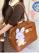 Nanshan Diary Series Girls Bowknot Large Capacity Kawaii Fashion Single Shoulder Crossbody Briefcase Bag