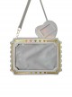 Japanese Style Itabag Stamp Shape Kawaii Fashion Laser One Shoulder Crossbody Quadratic Element Bag