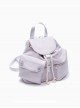 Daily Versatile Three Dimensional Pocket Button Drawstring Design Nylon Material Kawaii Fashion Backpack