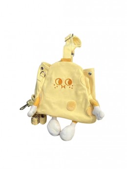 Triangle Cheese Yellow Daily Kawaii Fashion Cartoon Sweet Cute Student Crossbody Bag