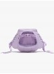 Dreamlike Purple Unique Shell Shape Sweet Bow Knot Side Strap Design Kawaii Fashion Backpack