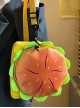 Hamburger Series Stereo Cartoon Burger Crossbody Bag Kawaii Fashion Doll Pendant Bag