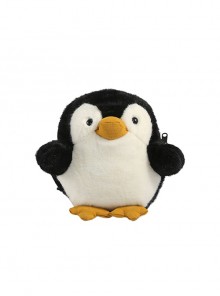 Plush Penguin Shaped Cute Cartoon Doll Kawaii Fashion Crossbody Bag Cellphone Bag