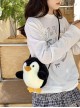 Plush Penguin Shaped Cute Cartoon Doll Kawaii Fashion Crossbody Bag Cellphone Bag