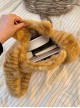 Teen Soft Girl Cute Plush Cat Ears Tail Kawaii Fashion Tabby Cat Daily Crossbody Bag