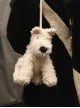 West Highland White Terrier Curly-Haired Scribbled Puppy Kawaii Fashion Crossbody Plush Toy Bag