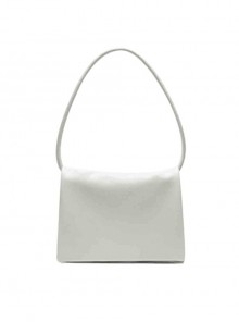 Daily Versatile White Soft PU Material Multi Layer Accordion Pleat Design Kawaii Fashion Handbag