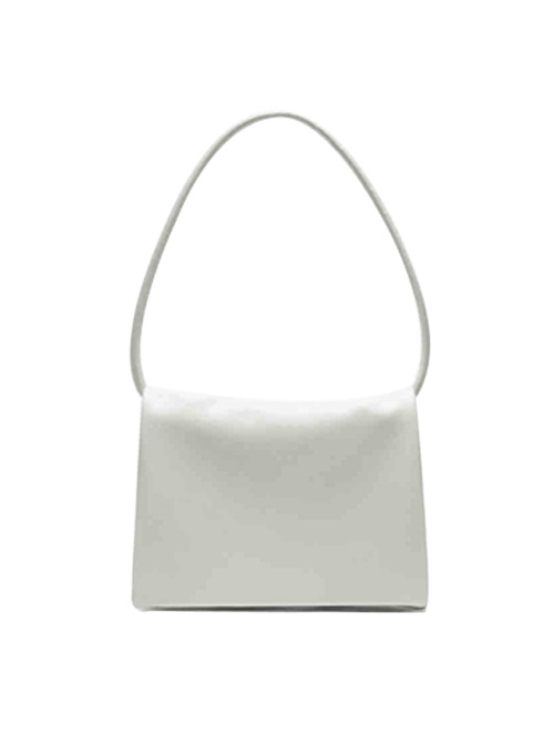 Daily Versatile White Soft PU Material Multi Layer Accordion Pleat Design Kawaii Fashion Handbag