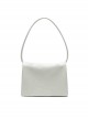 Daily Versatile White Soft PU Material Multi Layer Accordion Pleat Design Kawaii Fashion Handbag