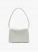 Daily Versatile White Soft PU Material Multi Layer Accordion Pleat Design Kawaii Fashion Handbag