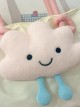 Exquisite Lovely Pink Cloud Doll Decoration Kawaii Fashion Large Capacity Shoulder Tote Bag