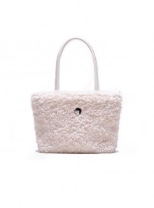 Casual Simple Imitation Lamb Wool Soft Plush Small Daily Versatile Kawaii Bag