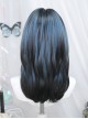 Tear Butterfly Series Black Blue Gradient Layered Jellyfish Hairstyle Sweet Lolita Mid Long Wig