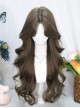 Flowering Period Series Beautiful Mid Split Bangs Exquisite Long Curly Hair Sweet Lolita Wig