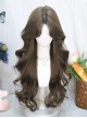 Flowering Period Series Beautiful Mid Split Bangs Exquisite Long Curly Hair Sweet Lolita Wig