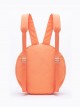 Cute Unique Orange Divided Multi Layered Lightweight Quilted Plush Kawaii Fashion Creative Backpack