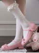 Sweet Bean Series Sweet Lolita PU Princess Style Mid Heel Soft Rubber Sole Bowknot Mary Jane Shoes