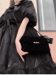 Clara Series Exquisite Velvet Diamond Pattern Chain Classic Lolita Crossbody Handbag