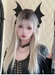 Siamese Cat Language Series Y2K Stylish Black White Gradient Sweet Lolita Long Straight Wig