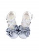 Little Butterfly Series Charming Sweet Lolita Ribbon Bowknot Shoe Clips Crisscross Straps Cute Mary Jane Shoes