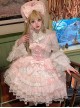 Love Overture Series Elegant Sweet Lolita Gorgeous Princess Layered Mesh Lace Ribbon Ballet Bow Ruffle Hem Strap Dress