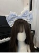 Love Overture Series Lovely Sweet Lolita Gorgeous Pearl Big Bow Lace Princess Headband