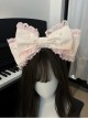 Love Overture Series Lovely Sweet Lolita Gorgeous Pearl Big Bow Lace Princess Headband