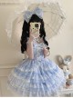 Love Overture Series Lovely Sweet Lolita Gorgeous Pearl Big Bow Lace Princess Headband