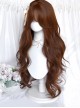 Antique Curls Series Elegant Vintage Classic Lolita Chestnut Brown Layered Long Curly Wig