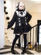 Doll Setting Series Sweet Lolita Kawaii Otaku Culture Cool Cross Japanese Jirai Kei Bowknot Lace Loose Long Sweatshirt