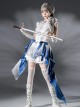 Blue Dragon Bone Series Western Fantasy Lolita Ouji Fashion Suspender Dress Shorts Shawl Prince Outfit Set