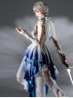 Blue Dragon Bone Series Western Fantasy Lolita Ouji Fashion Suspender Dress Shorts Shawl Prince Outfit Set